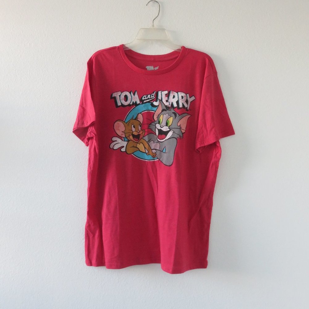 (#H) Tom & Jerry Men's T Shirt Size XL